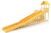 Зимняя горка Савушка Зима Wood 9/2