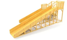Зимняя горка Савушка Зима Wood 7