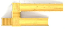 Зимняя горка Савушка Зима Wood 7
