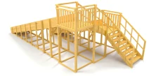 Зимняя горка Савушка Зима Wood 7