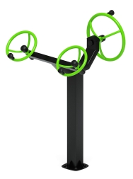 Рули (положение стоя) зеленый - Уличный тренажер - СТ 103-12, фото 1