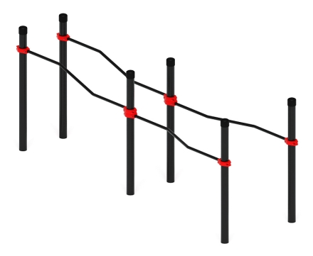 Воркаут ЛОВ 108 красный ВТ 102.17-01, фото 2