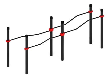 Воркаут ЛОВ 108 красный ВТ 102.17-01, фото 1