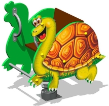 Качалка на пружине Черепаха У1 КЧ080 для детской площадки