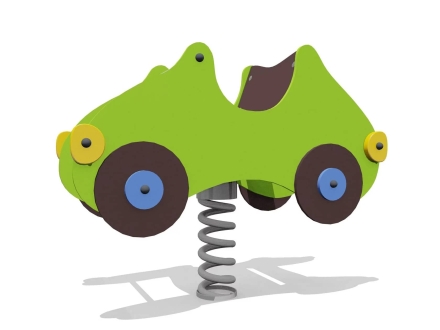 Качалка на 1 пружине Машинка ВСТ 1253 для детской площадки, фото 1