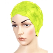 Шапочка для плав. жен. &quot;FASHY Moulded Cap&quot;, арт.3100-00-45, резина, желтый