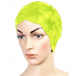 Шапочка для плав. жен. &quot;FASHY Moulded Cap&quot;, арт.3100-00-45, резина, желтый