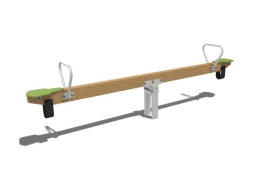 Качели-балансир Аллюр КЧ102.00.1 зеленый для детской уличной площадки, фото 1