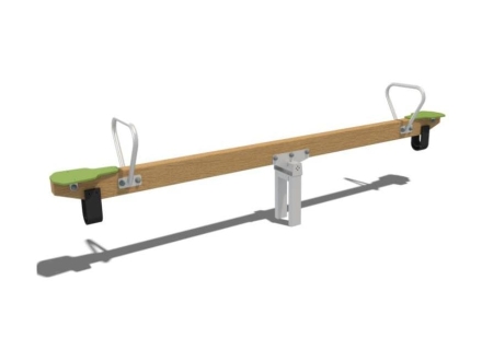 Качели-балансир Аллюр КЧ102.00.1 зеленый для детской уличной площадки, фото 1