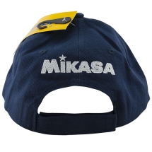 Бейсболка спорт. MIKASA, арт. MT481-036, 100% хлопок, темно-синяя