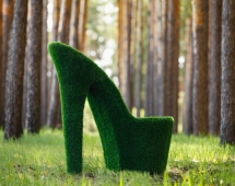 Топиари вазон Туфелька - газон Eco