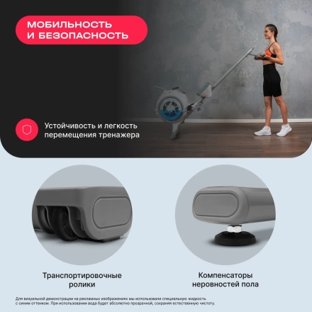 Гребной тренажер домашний SVENSSON BODY LABS WHEELO, фото 15
