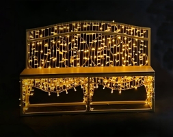 Световая фигура Скамейка f019