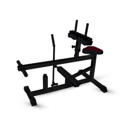 Голень сидя Barbell МВ 4.1 (свободные веса) чёрный, фото 1