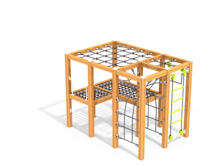 УК 7.401.01 Спортивно игровой комплекс с сетками нерж, фото 1