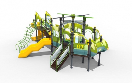 Детский городок &quot;Вертолёт&quot;, паттерн &quot;Миллитари&quot; ДГ3023.11, фото 3