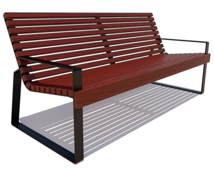 Парковая скамейка Белгород, Лиственница 1,8 м, фото 5