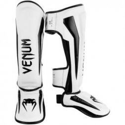 Щитки Venum Elite White/Black