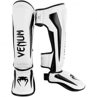 Щитки Venum Elite White/Black, фото 1