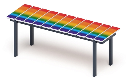 Скамья - МФ 42.01.14 (Радуга), фото 2