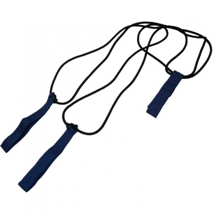 Эспандер лыжника боксера удлиненный Средней упругости с лямками для рук, фото 1