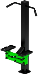 Степ (зеленый) - Уличный тренажер - СТ 014-12, фото 4