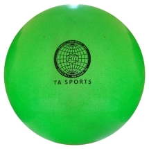 Мяч для художественной гимнастики d-20см Салатовый с блестками Мяч для художественной гимнастики d-20см Салатовый с блестками