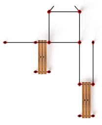 Воркаут ЛОВ 108 красный ВТ 102.18-01, фото 5