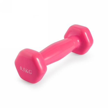 Гантель неразборная  0,5 кг винил, фото 1