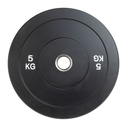 Диск бамперный 51 мм. обрезиненный  5 кг (модель: D5), фото 1