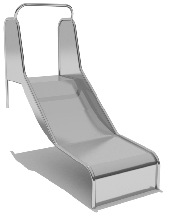 Горка из нержавеющей стали ГГН-500.600.001 для детской площадки, фото 1