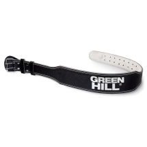 Пояс тяжелоатлетический "GREEN HILL" , 4 дюйма, размер XL (дл.125 см), черный