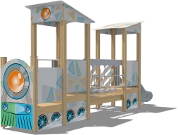 Игровой макет Поезд Сапсан МД104.00.1 для детской площадки, фото 1 Игровой макет Поезд Сапсан МД104.00.1 для детской площадки, фото 1