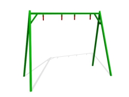 Качели Ветерок 2 К012 с креслами К045 для детских площадок, фото 2