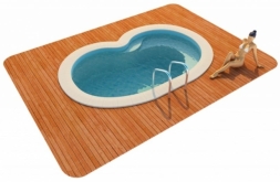 Бассейн 4х2,5х1,5м. Тибет Marshall Pools (чаша), фото 1