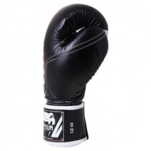 Перчатки боксерские Venum Competitor Boxing Gloves Black Skintex Leather (Black Line)