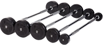 Набор прямых штанг PROFI-FIT, 10-30 кг, шаг 5 кг. (компл. 5шт)