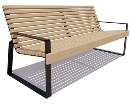 Парковая скамейка Белгород, Лиственница 2 м, фото 2