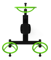 Рули (положение сидя) зеленый - Уличный тренажер - СТ 104-12, фото 5