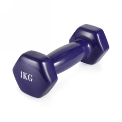 Гантель неразборная 1 кг винил, фото 1 Гантель неразборная 1 кг винил, фото 1