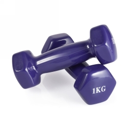 Гантель неразборная 1 кг винил, фото 2 Гантель неразборная 1 кг винил, фото 2