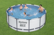 Каркасный бассейн Steel Pro Max 366х122см, 10250л, фил.-насос 2006л/ч, лестница, тент