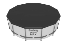 Каркасный бассейн Steel Pro Max 366х122см, 10250л, фил.-насос 2006л/ч, лестница, тент