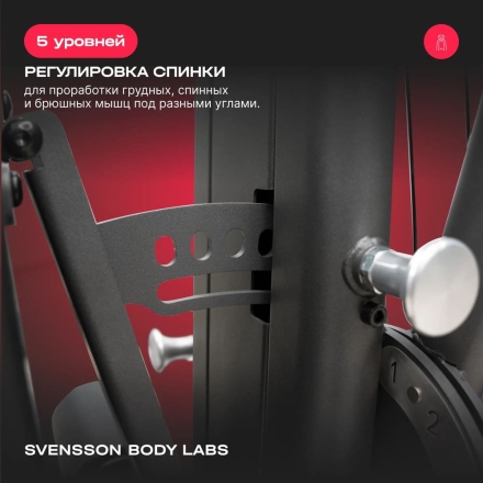 Силовой комплекс полукоммерческий SVENSSON BODY LABS RIGEL PRO, фото 16