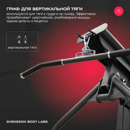 Силовой комплекс полукоммерческий SVENSSON BODY LABS RIGEL PRO, фото 14