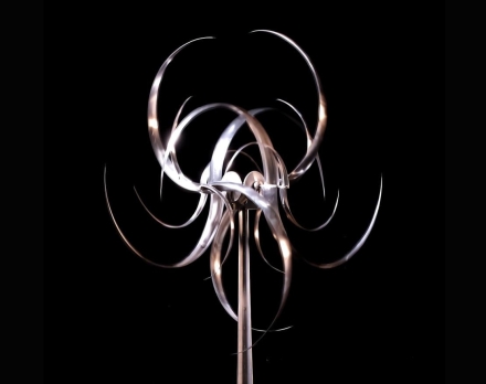 Скульптура из нержавеющей стали Галактика Стандартный размер, основание из нержавеющей стали, фото 2