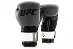 (UFC Перчатки MMA для работы на снарядах чёрные - 18 Oz), фото 1