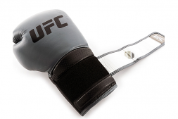 (UFC Перчатки MMA для работы на снарядах чёрные - 18 Oz), фото 4