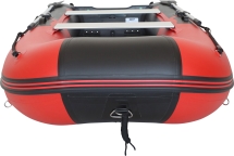 Gladiator B 330 AD LIGHT Красно-черный моторная лодка ПВХ Air-deck