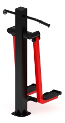 Хипс (красный) - Уличный тренажер - СТ 015-11.П, фото 3